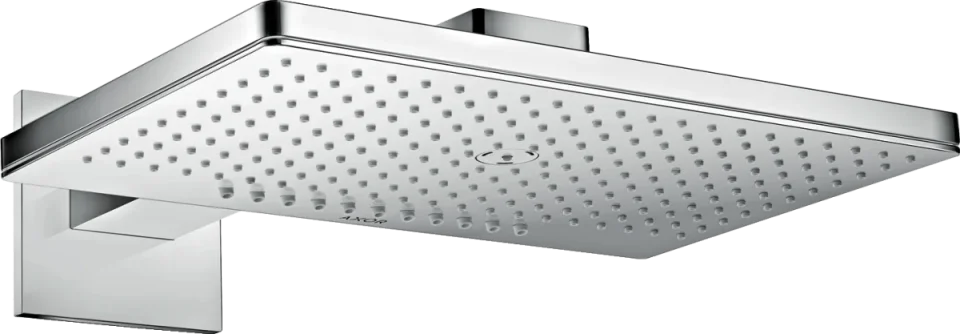 Axor Showersolutions Overhead Shower 460/300 2jet With Shower Arm And Square Escutcheon Chrome product image - Image 1