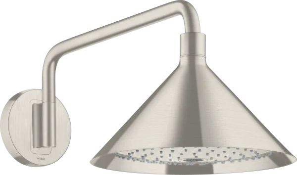 Axor Showers/front Overhead Shower 240 2jet With Shower Arm Stainless Steel