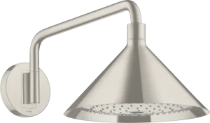 Axor Showers/front Overhead Shower 240 2jet With Shower Arm Stainless Steel