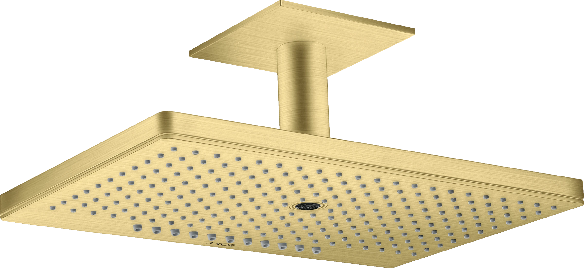 Axor Showersolutions Overhead Shower 460/300 3jet With Ceiling Connection Brushed Brass