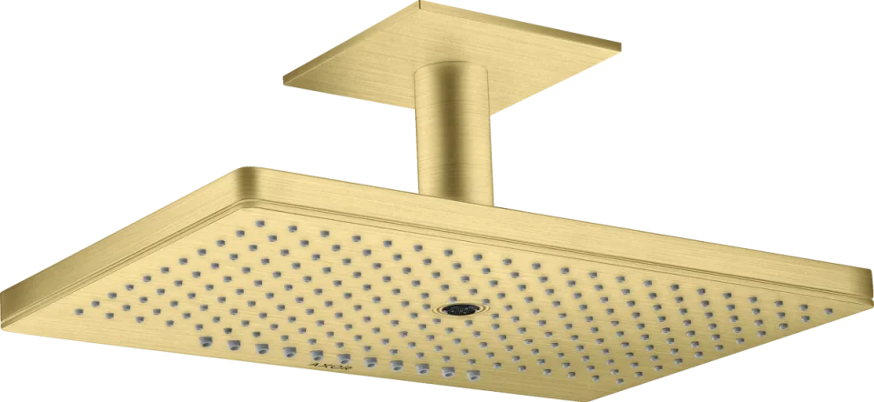 Axor Showersolutions Overhead Shower 460/300 3jet With Ceiling Connection Brushed Brass product image - Image 1
