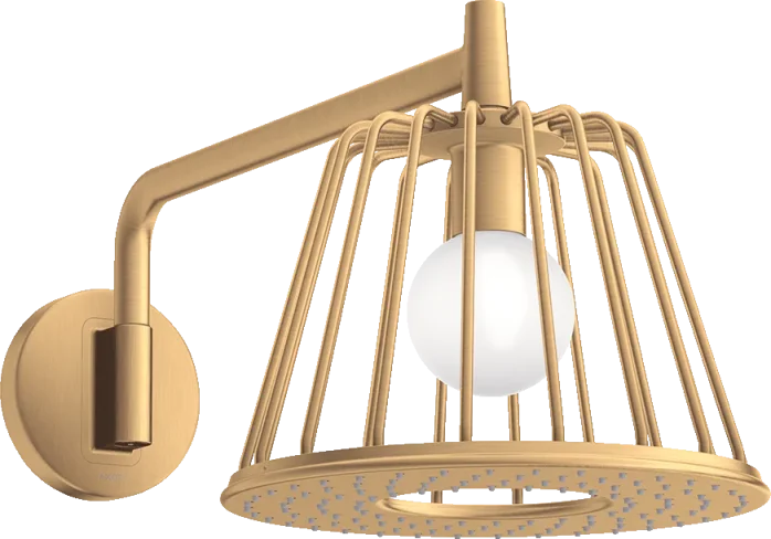 Axor Lampshower/nendo Lampshower 275 1jet With Shower Arm Brushed Brass product image - Image 1