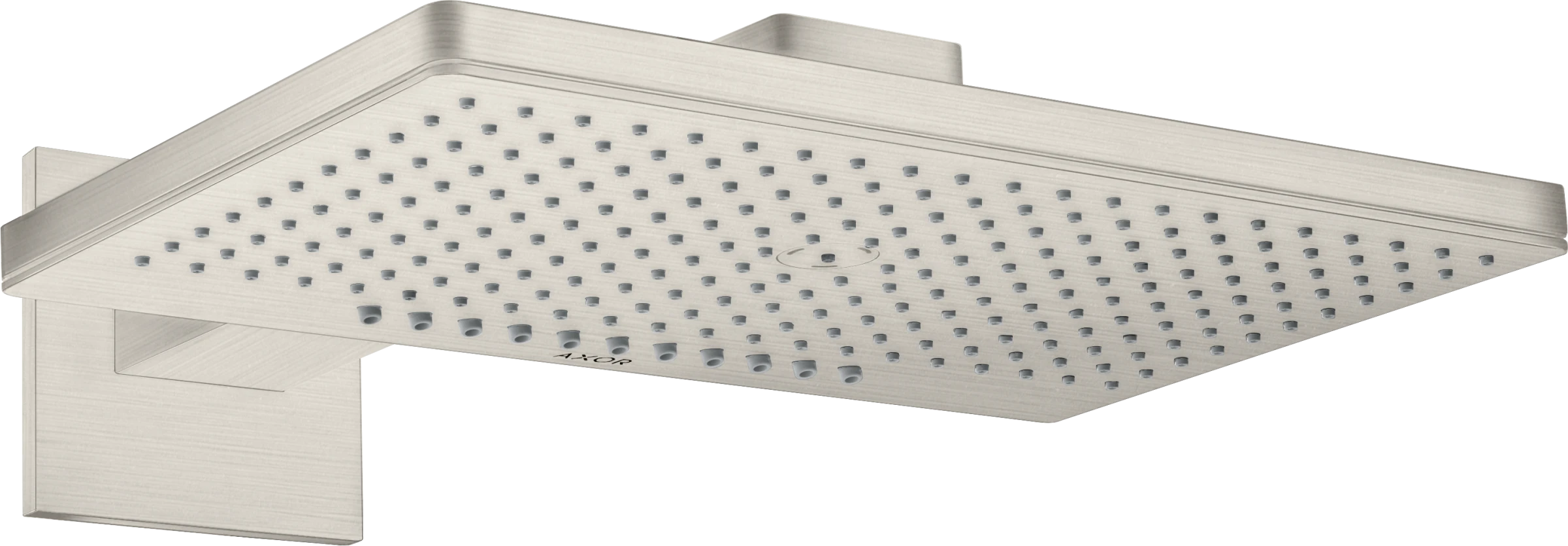Axor Showersolutions Overhead Shower 460/300 2jet With Shower Arm And Square Escutcheon Stainless Steel