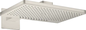 Axor Showersolutions Overhead Shower 460/300 2jet With Shower Arm And Square Escutcheon Stainless Steel
