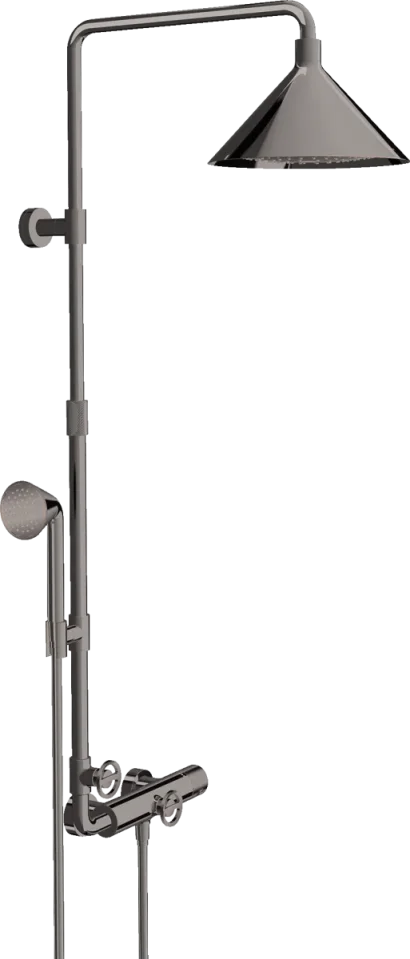 Axor Showers/front Showerpipe With Thermostatic Mixer And 2jet Overhead Shower 240 product image - Image 1