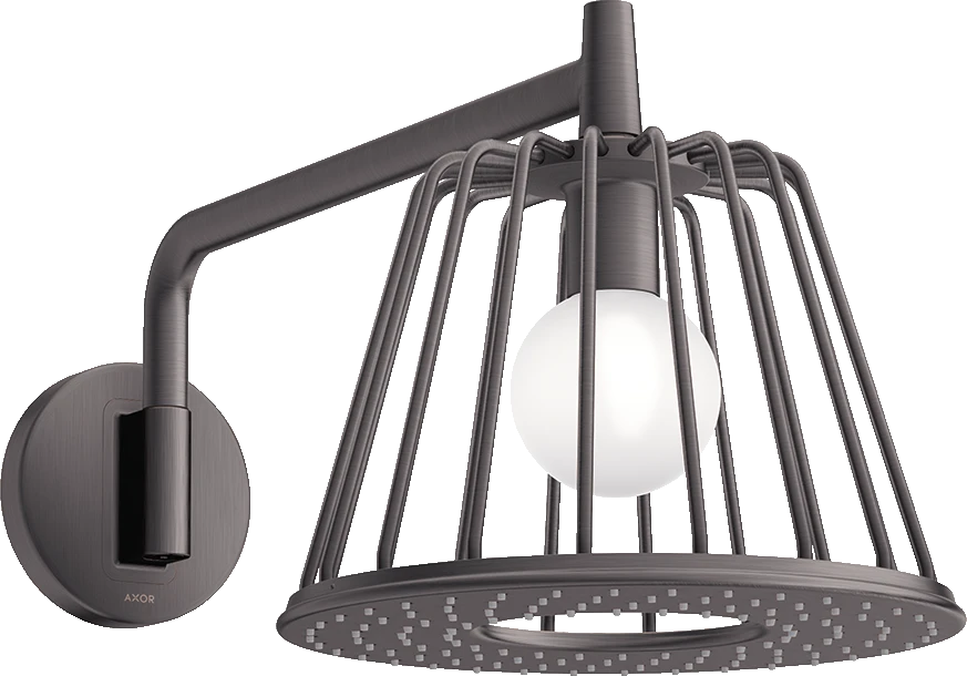 Axor Lampshower/nendo Lampshower 275 1jet With Shower Arm Brushed Black Chrome