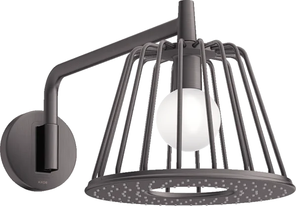 Axor Lampshower/nendo Lampshower 275 1jet With Shower Arm Brushed Black Chrome