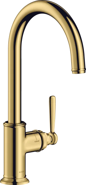 Axor Montreux Single Lever Kitchen Mixer 260 With Swivel Spout Gold Polished