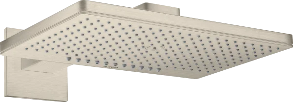Axor Showersolutions Overhead Shower 460/300 2jet With Shower Arm And Square Escutcheon Brushed Nickel