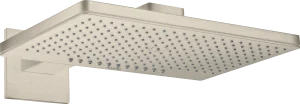 Axor Showersolutions Overhead Shower 460/300 2jet With Shower Arm And Square Escutcheon Brushed Nickel