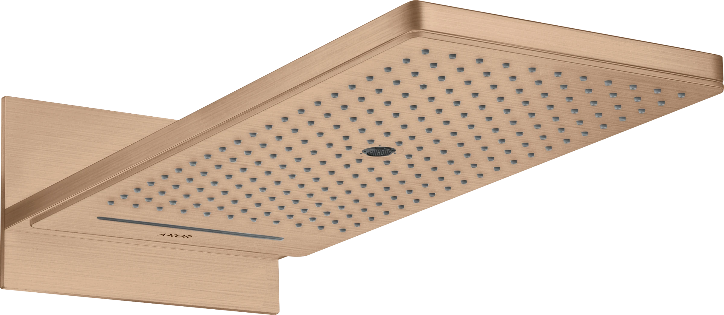 Axor Showersolutions Overhead Shower 250/580 3jet Brushed Red Gold