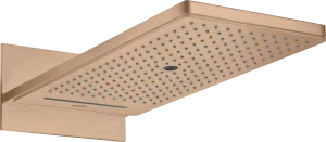 Axor Showersolutions Overhead Shower 250/580 3jet Brushed Red Gold