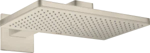 Axor Showersolutions Overhead Shower 460/300 1jet With Shower Arm And Square Escutcheon Brushed Nickel