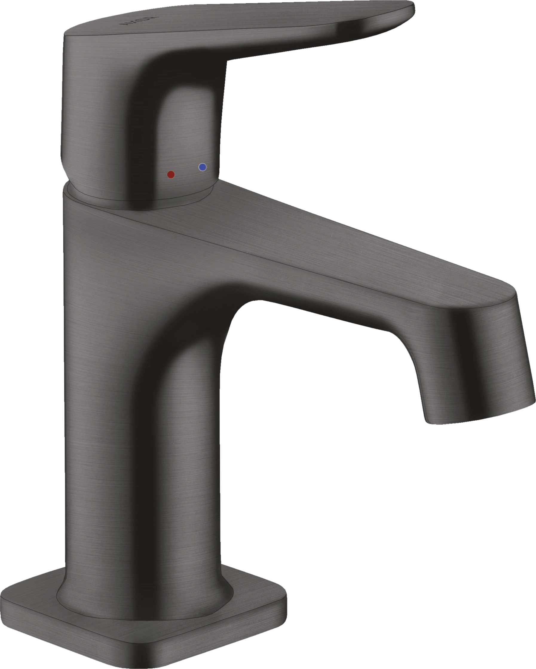 Axor Citterio M Single Lever Basin Mixer 70 For Cloakroom Basins With Pop-up Waste Brushed Black Chrome