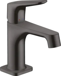 Axor Citterio M Single Lever Basin Mixer 70 For Cloakroom Basins With Pop-up Waste Brushed Black Chrome