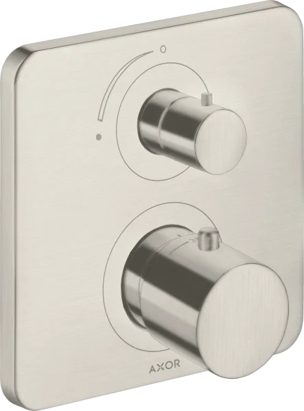 Axor Citterio M Thermostatic Mixer For Concealed Installation With Shut-off Valve Stainless Steel