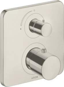 Axor Citterio M Thermostatic Mixer For Concealed Installation With Shut-off Valve Stainless Steel