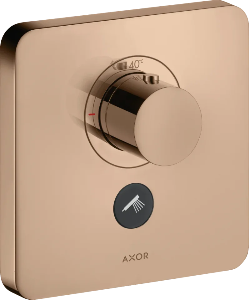 Axor Showerselect Thermostatic Mixer Highflow Softsquare For Concealed Installation For Multiple Outlets product image - Image 1
