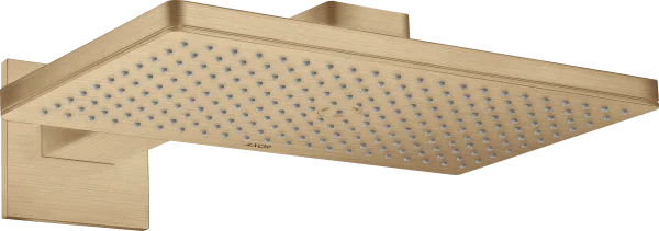 Axor Showersolutions Overhead Shower 460/300 1jet With Shower Arm And Square Escutcheon Brushed Bronze