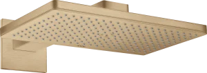 Axor Showersolutions Overhead Shower 460/300 1jet With Shower Arm And Square Escutcheon Brushed Bronze