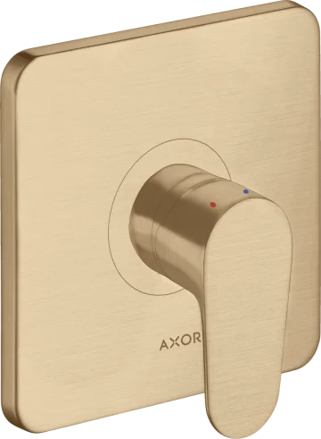 Axor Citterio M Single Lever Manual Shower Mixer For Concealed Installation Brushed Bronze product image - Image 1