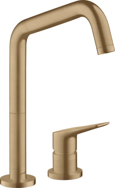 Axor Citterio M 2-hole Single Lever Kitchen Mixer 240 With Swivel Spout Brushed Bronze