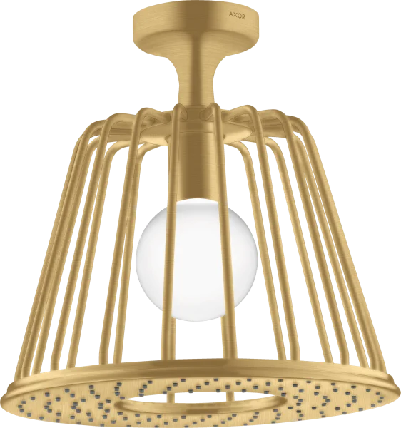 Axor Lampshower/nendo Lampshower 275 1jet With Ceiling Connector Gold Brushed