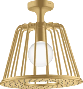Axor Lampshower/nendo Lampshower 275 1jet With Ceiling Connector Gold Brushed