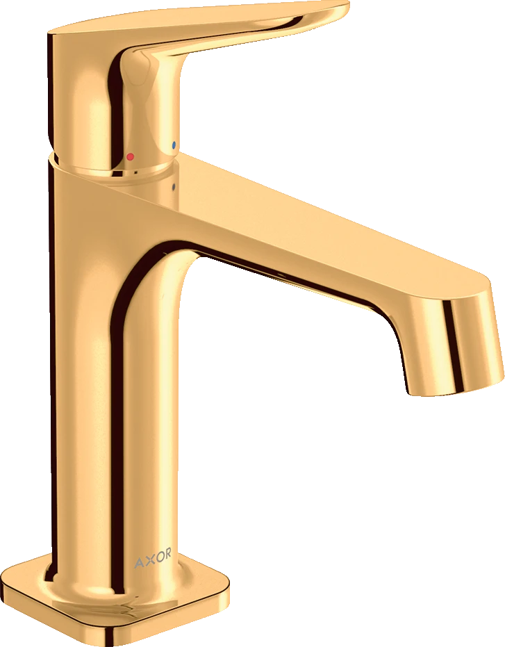 Axor Citterio M Single Lever Basin Mixer 100 With Waste Gold Polished