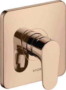 Axor Citterio M Single Lever Manual Shower Mixer For Concealed Installation Polished Red Gold