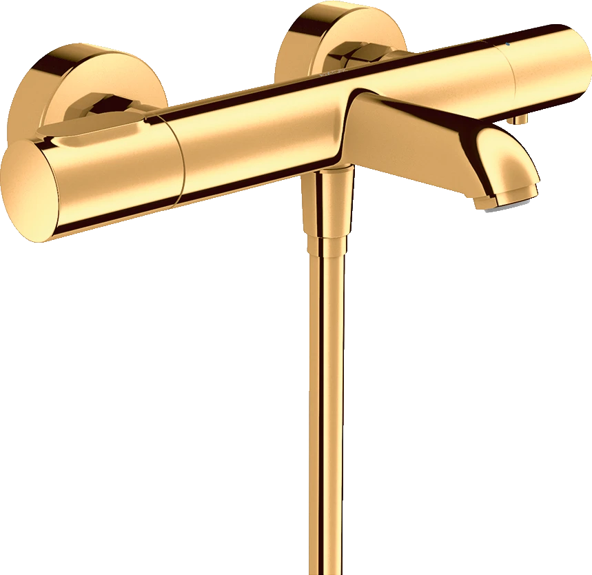Axor Citterio M Thermostatic Bath Mixer For Exposed Installation Gold Polished