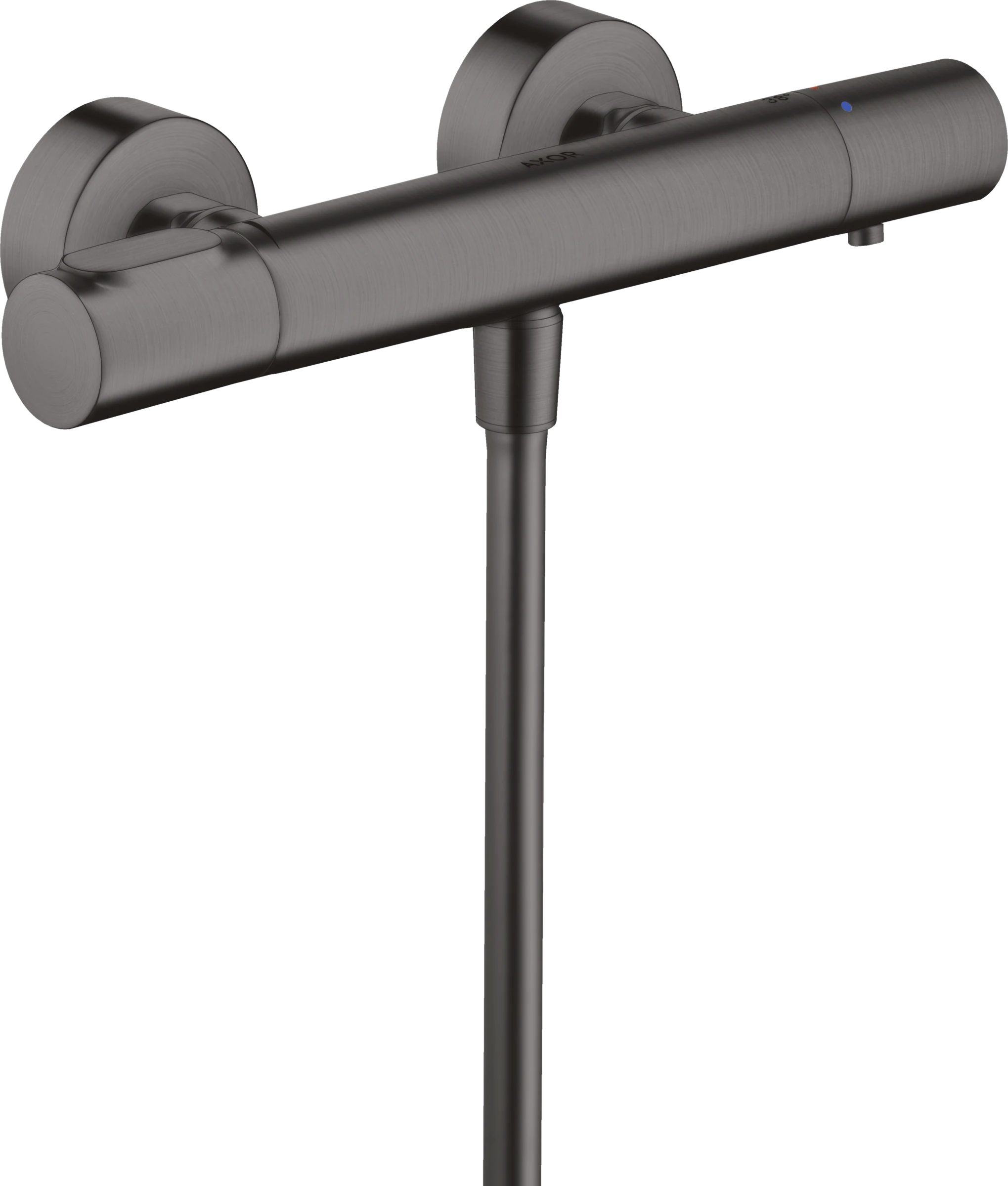 Axor Citterio M Thermostatic Shower Mixer For Exposed Installation Brushed Black Chrome
