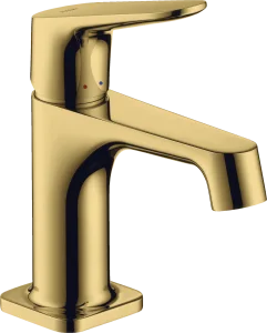 Axor Citterio M Single Lever Basin Mixer 70 For Cloakroom Basins With Pop-up Waste Gold Polished