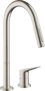 Axor Citterio M Manual Kitchen Mixers 555 X 310 X 110mm Stainless Steel