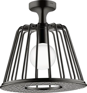 Axor Lampshower/nendo Lampshower 275 1jet With Ceiling Connector Polished Black Chrome