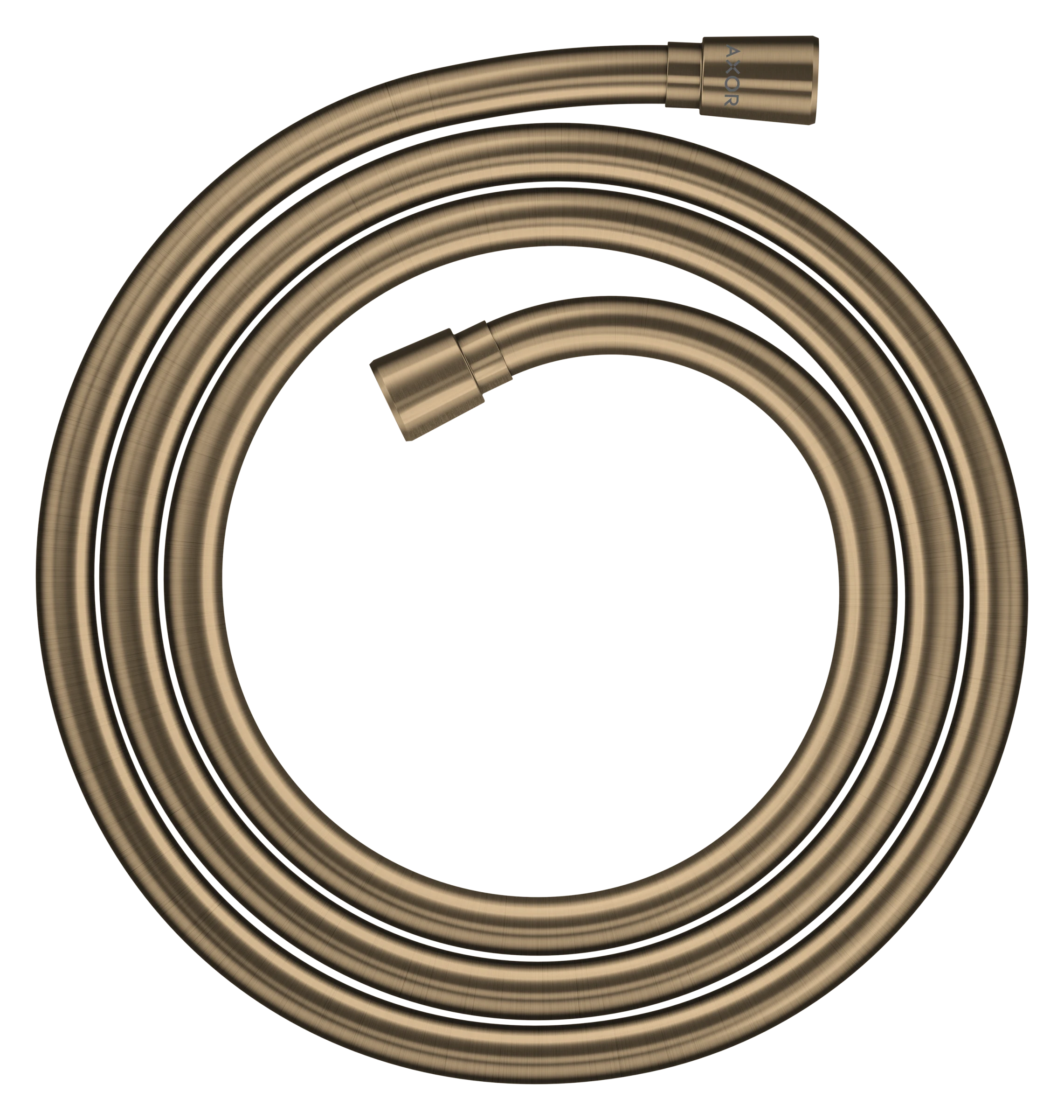 Axor Showersolutions Metal Effect Shower Hose 2.00 M With Conical Nuts Brushed Bronze