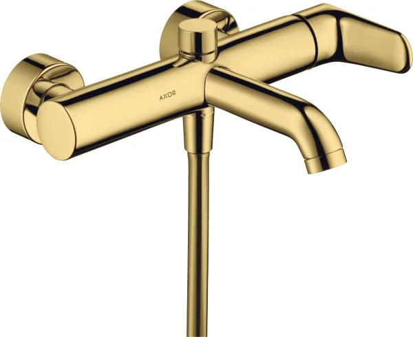 Axor Citterio M Single Lever Manual Bath Mixer For Exposed Installation Gold Polished