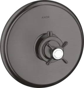 Axor Montreux Thermostatic Mixer For Concealed Installation With Cross Handle Brushed Black Chrome