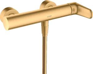 Axor Citterio M Single Lever Manual Shower Mixer For Exposed Installation Brushed Brass
