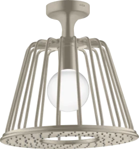 Axor Lampshower/nendo Lampshower 275 1jet With Ceiling Connector Brushed Nickel