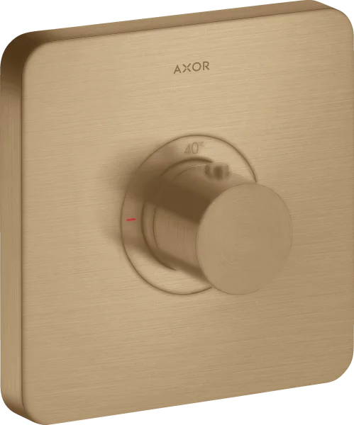 Axor Showerselect Thermostatic Mixer Highflow Softsquare For Concealed Installation Brushed Bronze
