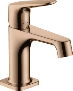 Axor Citterio M Single Lever Basin Mixer 70 For Cloakroom Basins With Pop-up Waste Polished Red Gold