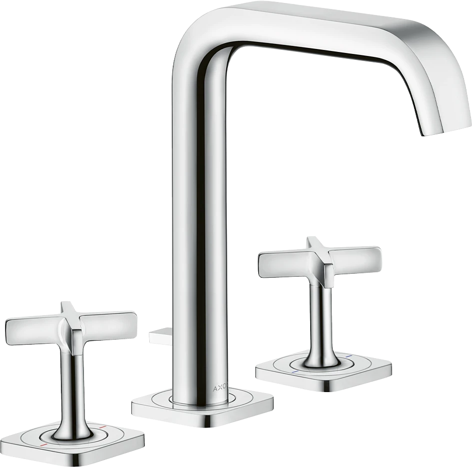 Axor Citterio E 3-hole Basin Mixer 170 With Escutcheons And Pop-up Waste Chrome