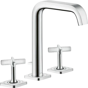 Axor Citterio E 3-hole Basin Mixer 170 With Escutcheons And Pop-up Waste Chrome