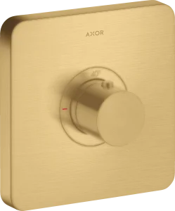Axor Showerselect Thermostatic Mixer Highflow Softsquare For Concealed Installation Gold Brushed