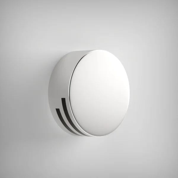 AVA Extended Round Bath Overflow Filler with Click Clack Waste Polished Stainless Steel