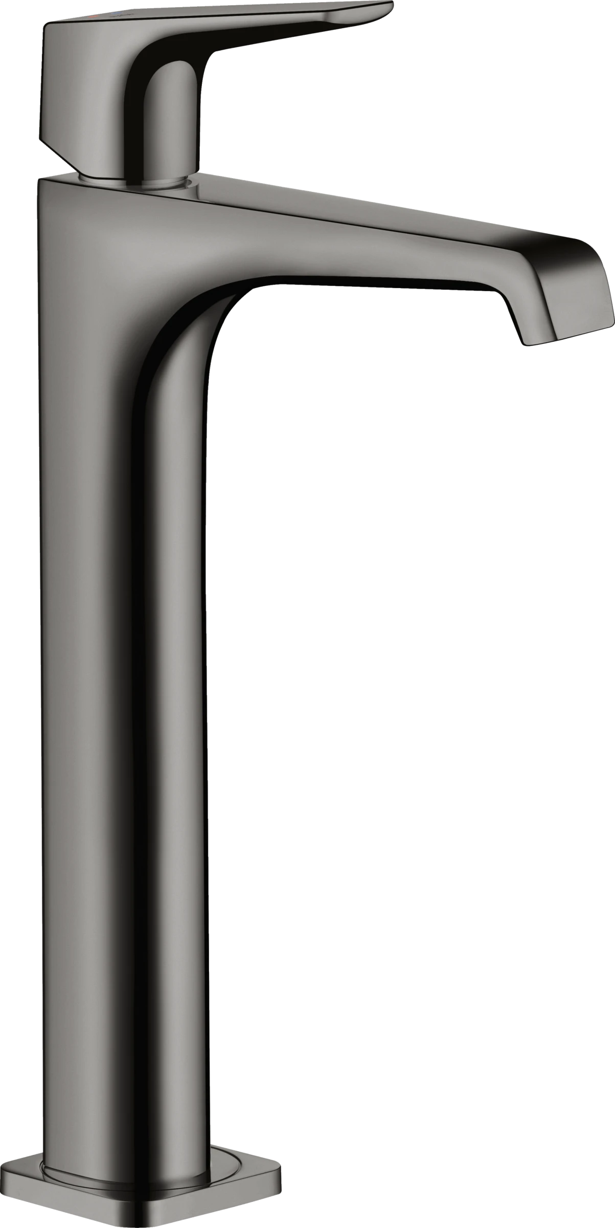 Axor Citterio E Single Lever Basin Mixer 250 With Lever Handle For Wash Bowls Without Waste Polished Black Chrome