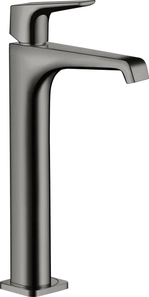Axor Citterio E Single Lever Basin Mixer 250 With Lever Handle For Wash Bowls Without Waste Polished Black Chrome