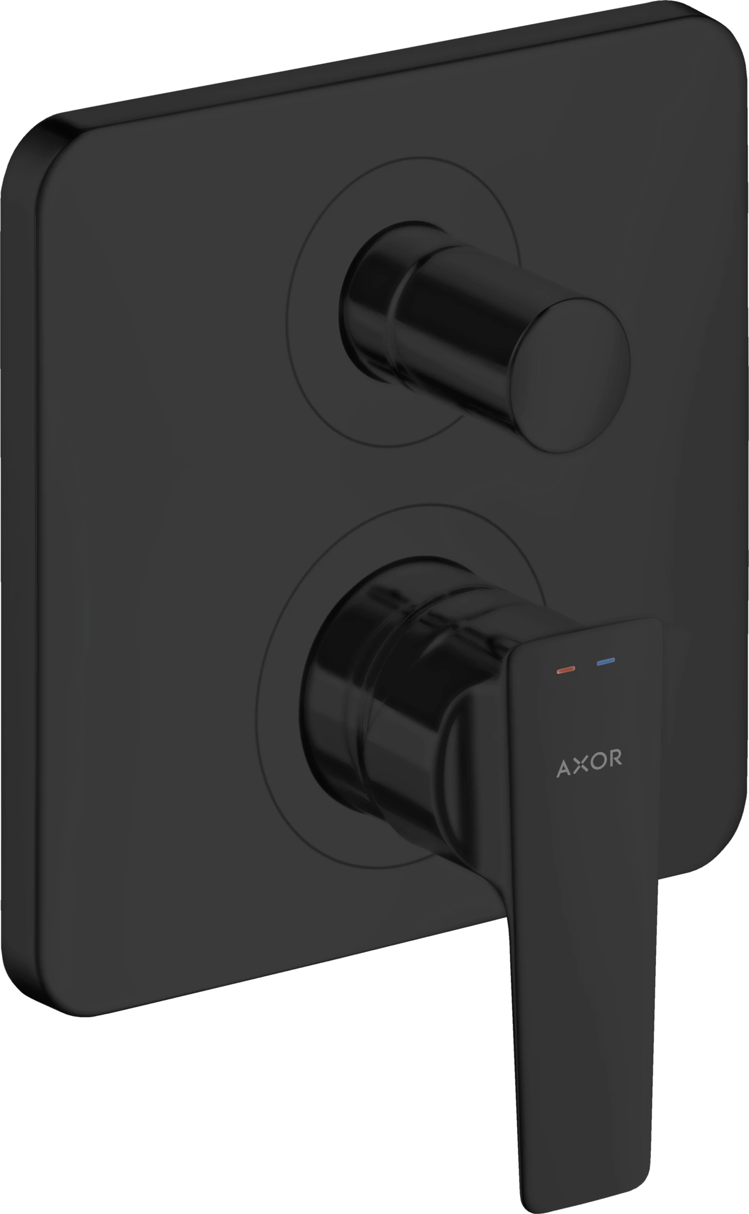 Axor Citterio E Bath Mixers Concealed 215 X 180 X 130mm Black - Matt