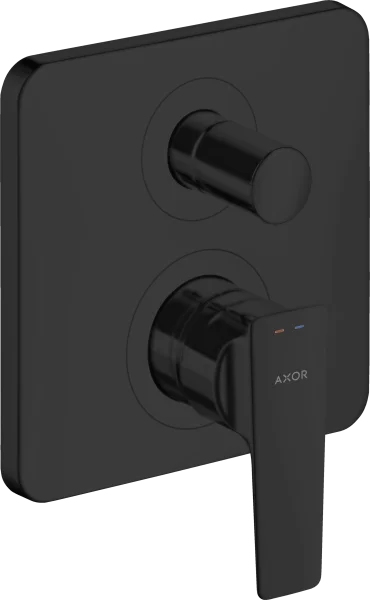 Axor Citterio E Bath Mixers Concealed 215 X 180 X 130mm Black - Matt